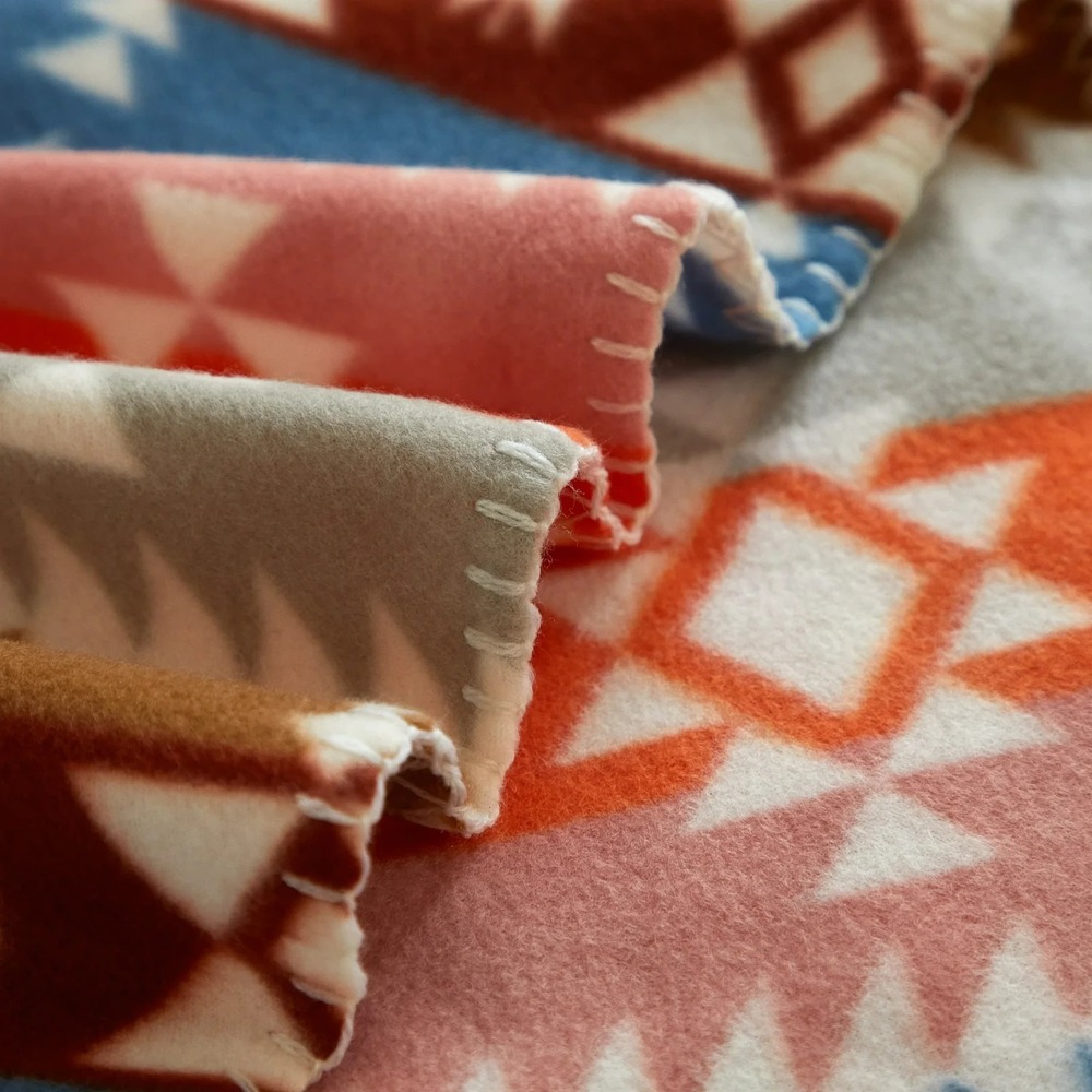 Mainstays Striped Fleece Throw Blanket Soft Cozy Lightweight